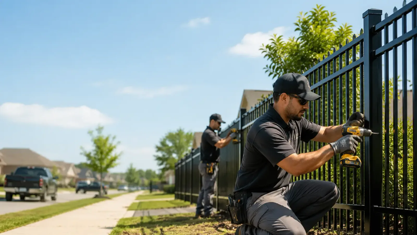 Metal Fence Installation in Fairfield, TX